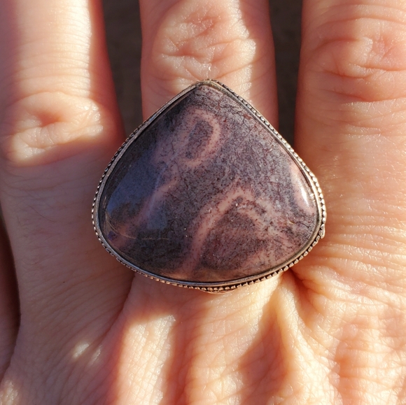 New Mookaite Jasper 925 Silver Ring. - Picture 15 of 16